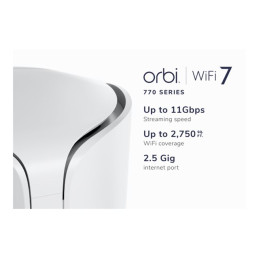 Système Wi-Fi - (rallonge) - jusqu'à 180 m² - maillage 1GbE, 2.5GbE, Wi-Fi 7 Multi-Bande (RBE770-100EUS)_5