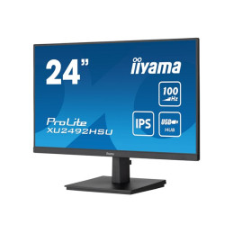 Écran LED - 24" (23.8" visualisable) - 1920 x 1080 Full HD (1080p) @ 100 Hz - IPS - 250 cd - m² -... (XU2492HSU-B6)_2