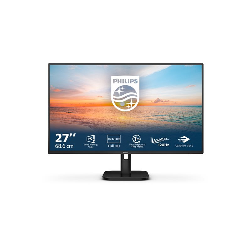 1000 Series - écran LED - 27" - 1920 x 1080 Full HD (1080p) @ 100 Hz - IPS - 250 cd - m² - 1300:... (27E1N1100A/00)_1