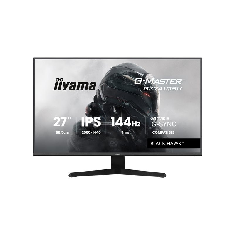 Écran LED - jeux - 27" - 2560 x 1440 QHD @ 144 Hz - IPS - 350 cd - m² - 1500:1 - 1 ms - HDMI, Disp... (G2741QSU-B1)_1