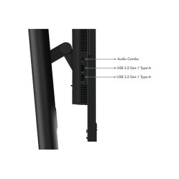 Écran LED - 27" - 2560 x 1440 QHD - IPS - 300 cd - m² - 1000:1 - 4 ms - HDMI, DisplayPort, USB-C - ... (63D6UAT3EU)_14