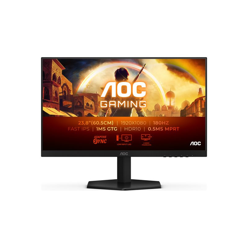 Écran LED - jeux - 24" (23.8" visualisable) - 1920 x 1080 Full HD (1080p) @ 180 Hz - Fast IPS - 300 cd ... (24G42E)_1