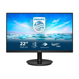 Écran LED - 22" - 1920 x 1080 Full HD (1080p) @ 75 Hz - VA - 250 cd - m² - 3000:1 - 4 ms - HDMI, VG... (222V8LA/00)_1