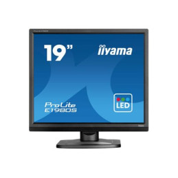 Écran LED - 19" - 1280 x 1024 @ 75 Hz - TN - 250 cd - m² - 1000:1 - 3 ms - HDMI, DisplayPort - haut-... (E1980S-B1)_1