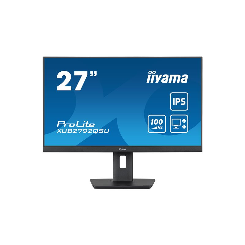 Écran LED - 27" - 2560 x 1440 WQHD @ 100 Hz - IPS - 250 cd - m² - 1300:1 - 0.4 ms - HDMI, Displa... (XUB2792QSU-B6)_1