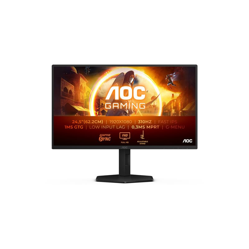 Écran LED - jeux - 25" (24.5" visualisable) - 1920 x 1080 Full HD (1080p) @ 310 Hz - Fast IPS - 400 cd... (25G4SXU)_1