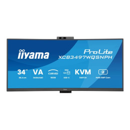 Écran LED - incurvé - 34" (31.3" visualisable) - 3440 x 1440 UWQHD @ 120 Hz - VA - 300 cd - m... (XCB3497WQSNPH-B1)_1
