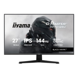 Écran LED - jeux - 27" - 2560 x 1440 QHD @ 144 Hz - IPS - 350 cd - m² - 1500:1 - 1 ms - HDMI, Disp... (G2741QSU-B1)_1