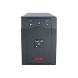 Apc smart-ups sc 420va - onduleur ( externe ) - ca 230 v - 420 va - batterie d'onduleur acide de plomb - 4 c... (SC420I)_2