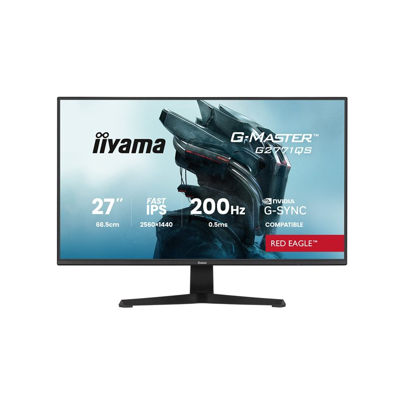 iiyama G-MASTER Red Eagle - Écran LED - jeux - 27" - 2560 x 1440 WQHD @ 200 Hz - Fast IPS - 350 cd ... (G2771QS-B1)_1