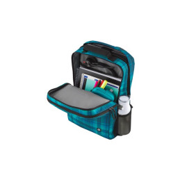 Campus XL - sac à dos pour ordinateur portable - 16.1" - bleu plaid écossais (7J594AA)_6