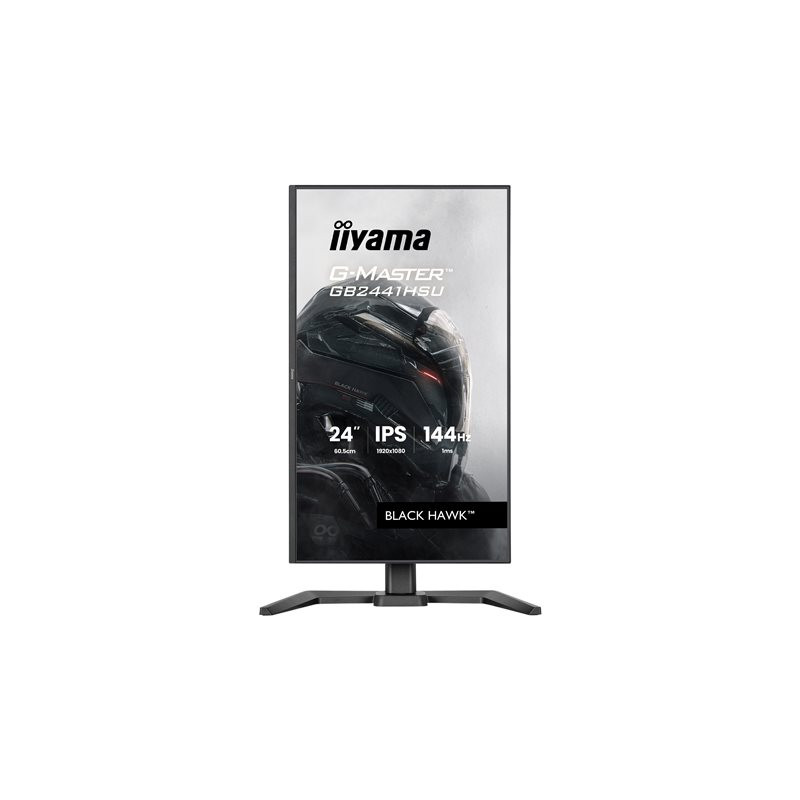 iiyama G-MASTER Black Hawk - Écran LED - 24" - 1920 x 1080 Full HD (1080p) @ 144 Hz - IPS - 350 c... (GB2441HSU-B1)_1
