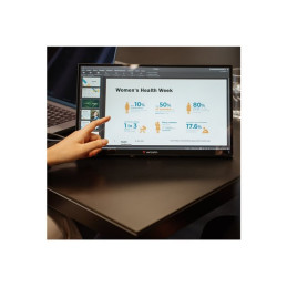 Verbatim MONITEUR TACTILE PORTABLE 15,6¨ Full HD 1080p PM15-IPS-1000:1-HDMI, 2xUSB-C-haut-parleurs (49592)_4