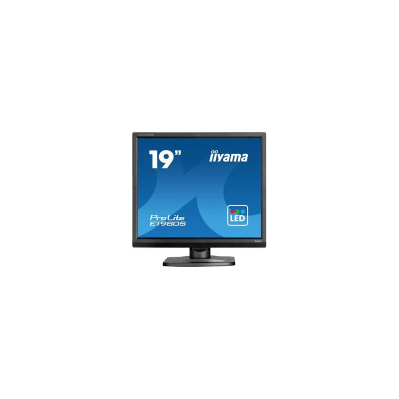 Écran LED - 19" - 1280 x 1024 @ 75 Hz - TN - 250 cd - m² - 1000:1 - 3 ms - HDMI, DisplayPort - haut-... (E1980S-B1)_1