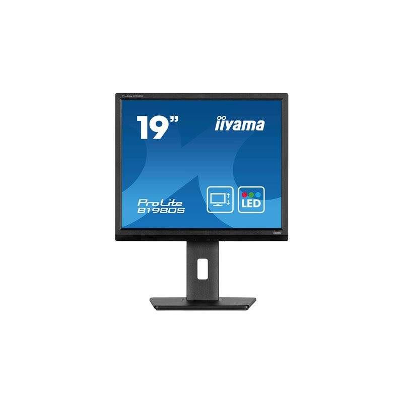 Écran LED - 19" - 1280 x 1024 @ 75 Hz - TN - 250 cd - m² - 1000:1 - 3 ms - HDMI, DisplayPort - haut-... (B1980S-B1)_1