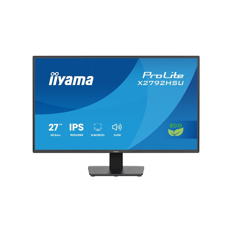 Écran LED - 27" - 1920 x 1080 Full HD (1080p) @ 120 Hz - IPS - 300 cd - m² - 1500:1 - 3 ms - HDMI,... (X2792HSU-B1)_1