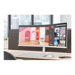 S65TC Series - écran LED - incurvé - 34" - 3440 x 1440 UWQHD @ 100 Hz - VA - 350 cd - m² - 3000... (LS34C650TAUXEN)_15