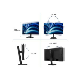 3000 Series - écran LED - 27" - 2560 x 1440 QHD @ 120 Hz - IPS - 350 cd - m² - 1500:1 - 4 ms - HD... (27B2U3601/00)_4