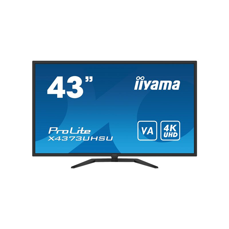 Écran LED - 43" (42.5" visualisable) - 3840 x 2160 4K @ 60 Hz - VA - 400 cd - m² - 4000:1 - 3 ms ... (X4373UHSU-B1)_1