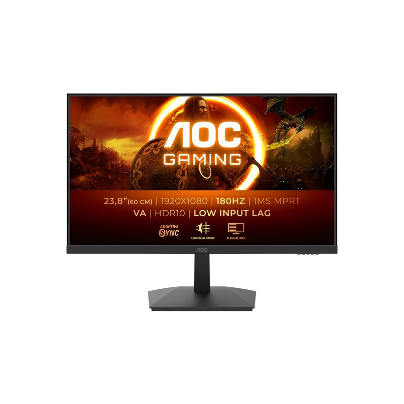 Écran LED - jeux - 24" (23.8" visualisable) - 1920 x 1080 Full HD (1080p) @ 180 Hz - VA - 250 cd - m² ... (24G15N2)_1