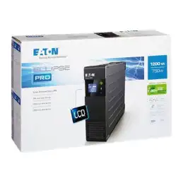 Eaton Ellipse PRO 1200 - Onduleur - CA 230 V - 750 Watt - 1200 VA - 7 Ah - USB - connecteurs de sortie :... (ELP1200DIN)_6