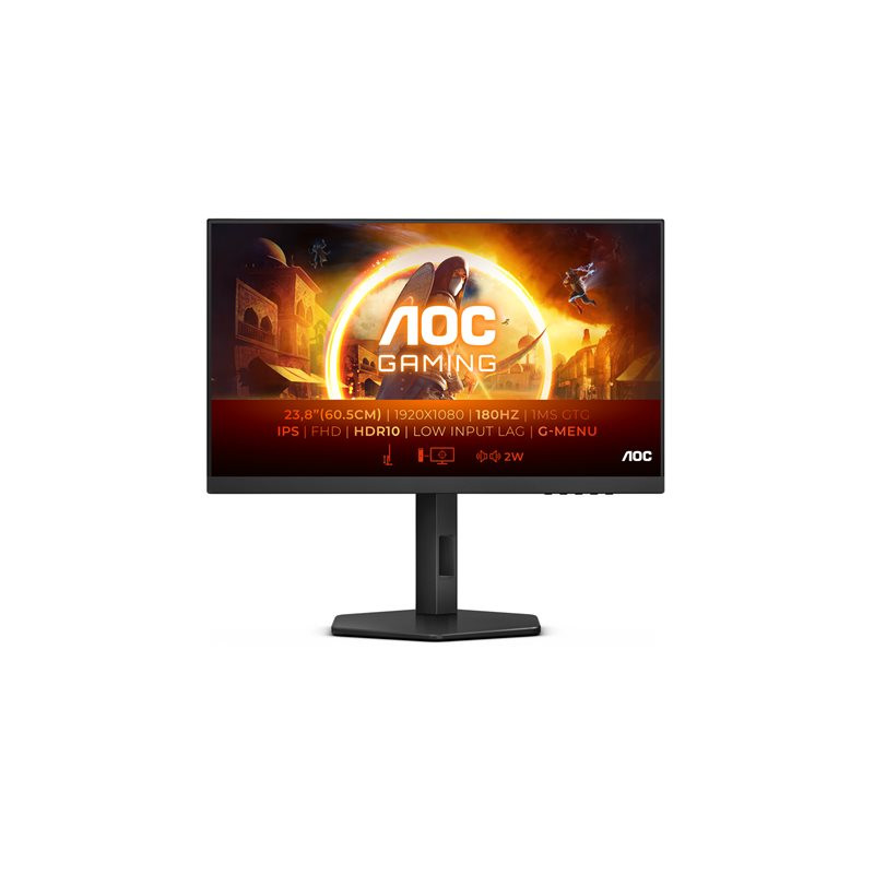 G4 Series - écran LED - jeux - 24" (23.8" visualisable) - 1920 x 1080 Full HD (1080p) @ 180 Hz - IPS - 3... (24G4X)_1
