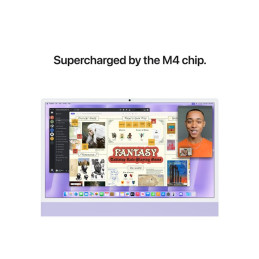 Tout-en-un M4 - RAM 16 Go - SSD 256 Go - Apple M4 8-core - IEEE 802.11ax (Wi-Fi 6E), Bluetooth 5.3 - macO... (Z1E7)_5