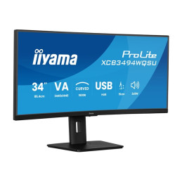 Écran LED - incurvé - 34" - 3440 x 1440 UWQHD @ 120 Hz - VA - 350 cd - m² - 3000:1 - 0.4 ms - H... (XCB3494WQSU-B1)_3