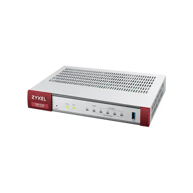 Zyxel USG Flex H Series 100 - Firewall - avec services de licence de sécurité d'un an - 8 ports... (USGFLEX100H-EU0102F)_1