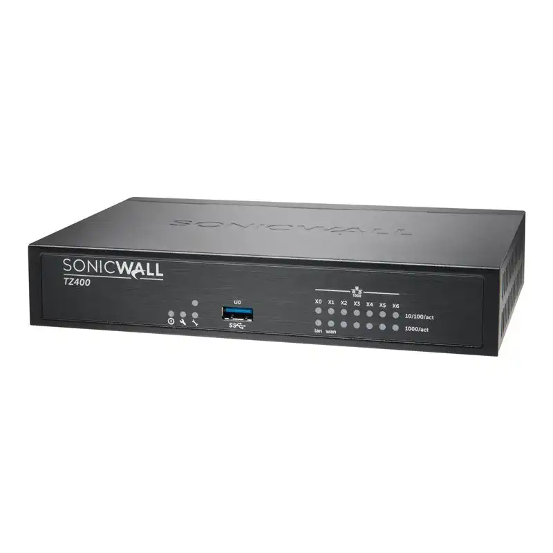 SonicWall TZ400 - Advanced Edition - dispositif de sécurité - avec 1 an de service TotalSecure - 1GbE (01-SSC-1705)_1