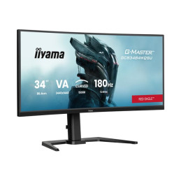 Écran LED - jeux - incurvé - 34" (31.4" visualisable) - 3440 x 1440 UWQHD @ 180 Hz - VA - 500 c... (GCB3484WQSU-B1)_3