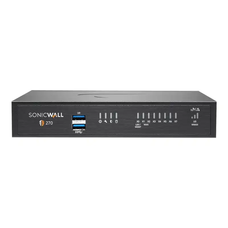 SonicWall TZ270 - Essential Edition - dispositif de sécurité - avec 3 ans de TotalSecure - 1GbE - bureau (02-SSC-6842)_1