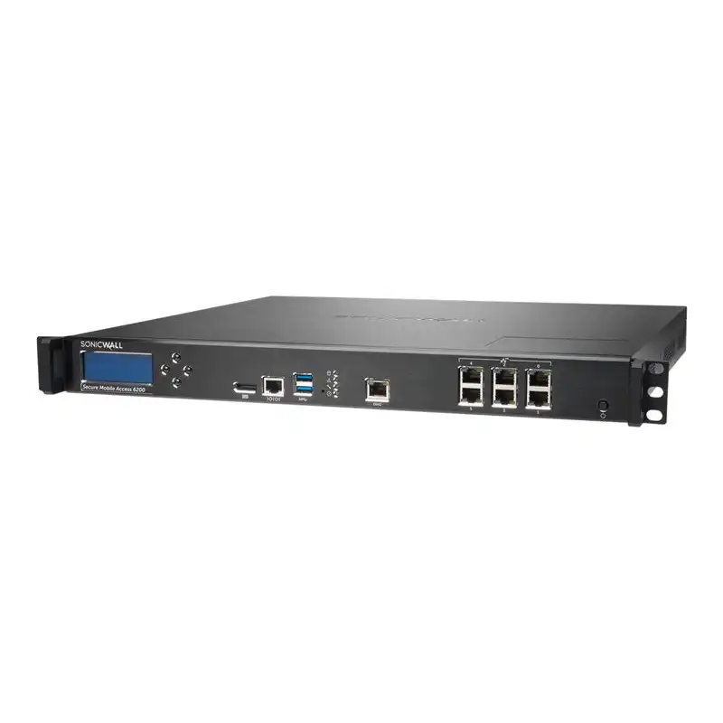 Accès mobile sécurisé SonicWall 6200 - Dispositif de sécurité - 1GbE - 1U - rack-montable (01-SSC-2300)_1