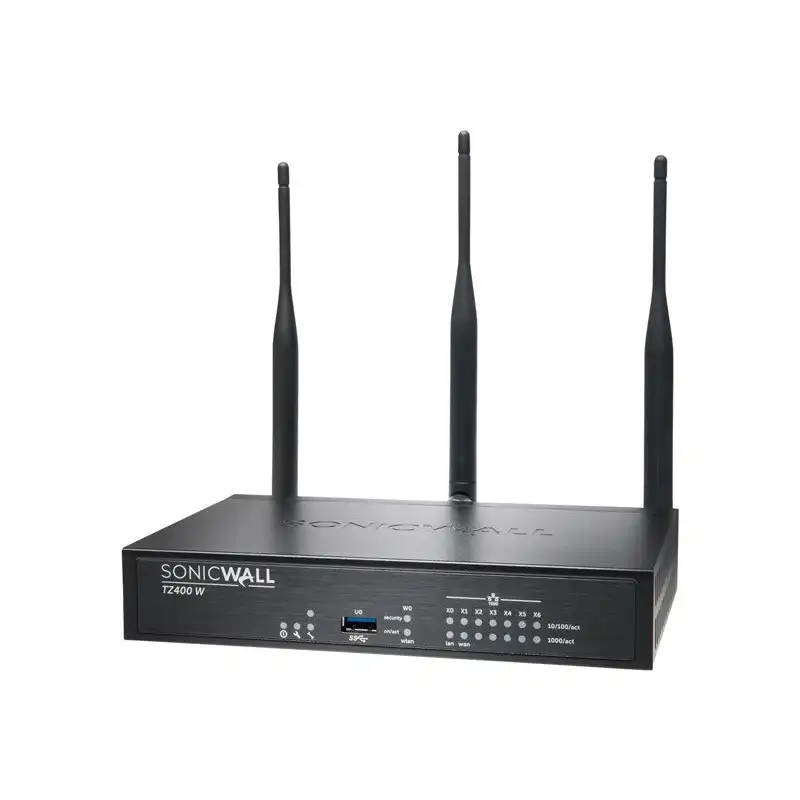 SonicWall TZ400W - Dispositif de sécurité - 1GbE - Wi-Fi 5 - 2.4 GHz, 5 GHz - IAR (01-SSC-0522)_1