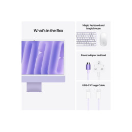 Tout-en-un M4 - RAM 16 Go - SSD 256 Go - Apple M4 10-core - Gigabit Ethernet, IEEE 802.11ax (Wi-Fi 6E), B... (Z1ET)_8