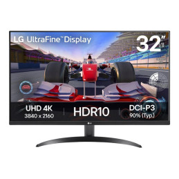 Écran LED - 32" (31.5" visualisable) - 3840 x 2160 4K @ 60 Hz - VA - 250 cd - m² - 3000:1 - HDR10 -... (32UR500K-B)_1