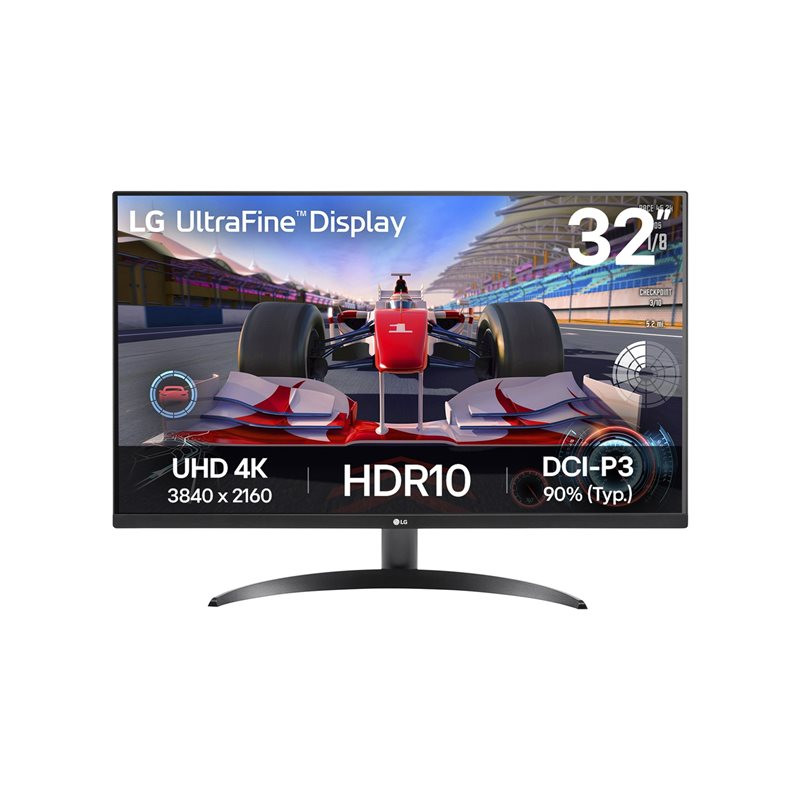 Écran LED - 32" (31.5" visualisable) - 3840 x 2160 4K @ 60 Hz - VA - 250 cd - m² - 3000:1 - HDR10 -... (32UR500K-B)_1