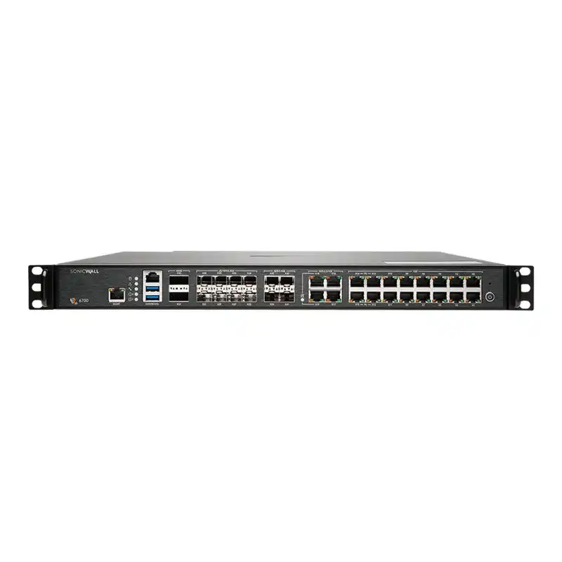 SonicWall NSa 6700 - High Availability - dispositif de sécurité - 10GbE, 40GbE, 5GbE, 2.5GbE, 25GbE - 1... (02-SSC-8988)_1