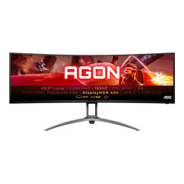 AGON Series - écran LED - jeux - incurvé - 49" (48.8" visualisable) - 5120 x 1440 Dual Quad HD @ 165... (AG493UCX2)_1