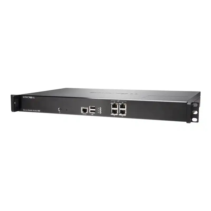 Accès mobile sécurisé SonicWall 400 - Dispositif de sécurité - 25 utilisateurs - 1GbE - 1U - rack-monta... (01-SSC-2243)_1