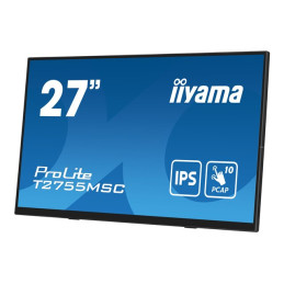Écran LED - 27" - écran tactile - 1920 x 1080 Full HD (1080p) @ 60 Hz - IPS - 400 cd - m² - 1000:1... (T2755MSC-B1)_2