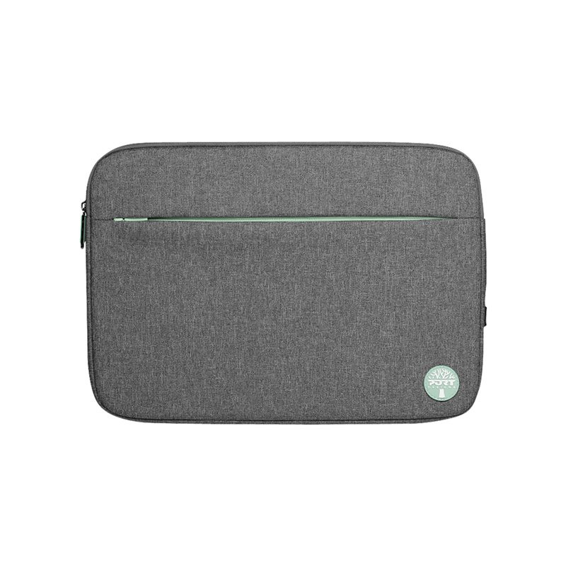 La housse pour ordinateur portable Eco-TrendyFabriqué à partir de 72% de matériaux recyclés (r-PET & PE... (400704)_1