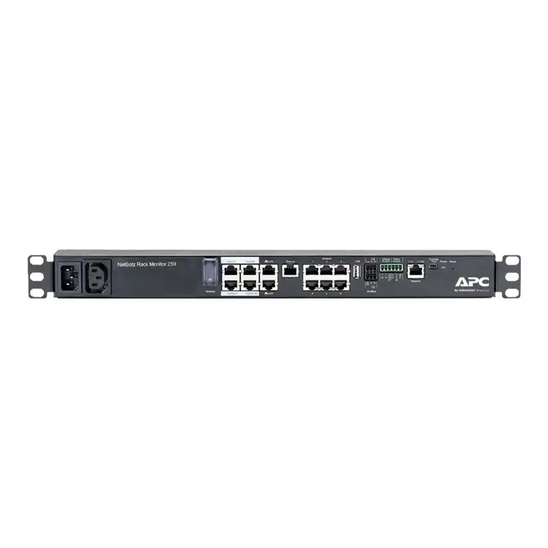 APC NetBotz Moniteur rack 250 - Appareil de surveillance de l'environnement - 100Mb LAN - rack-montable (NBRK0250A)_1