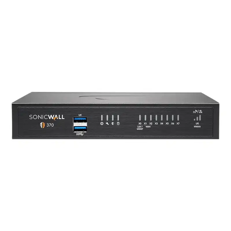SonicWall TZ370 - Advanced Edition - dispositif de sécurité - avec 1 an de service TotalSecure - 1GbE -... (02-SSC-6819)_1