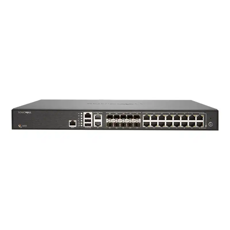 SonicWall NSa 6650 - Dispositif de sécurité - Haute disponibilité - 10GbE, 2.5GbE - 1U - rack-montable (01-SSC-3218)_1