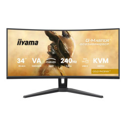 Écran LED - jeux - incurvé - 34" (31.4" visualisable) - 3440 x 1440 UWQHD @ 240 Hz - VA - 500 ... (GCB3486WQSCP-B1)_1