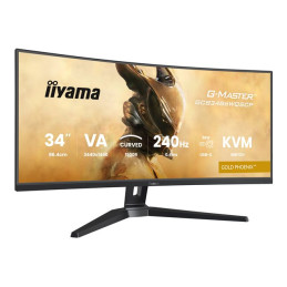 Écran LED - jeux - incurvé - 34" (31.4" visualisable) - 3440 x 1440 UWQHD @ 240 Hz - VA - 500 ... (GCB3486WQSCP-B1)_5