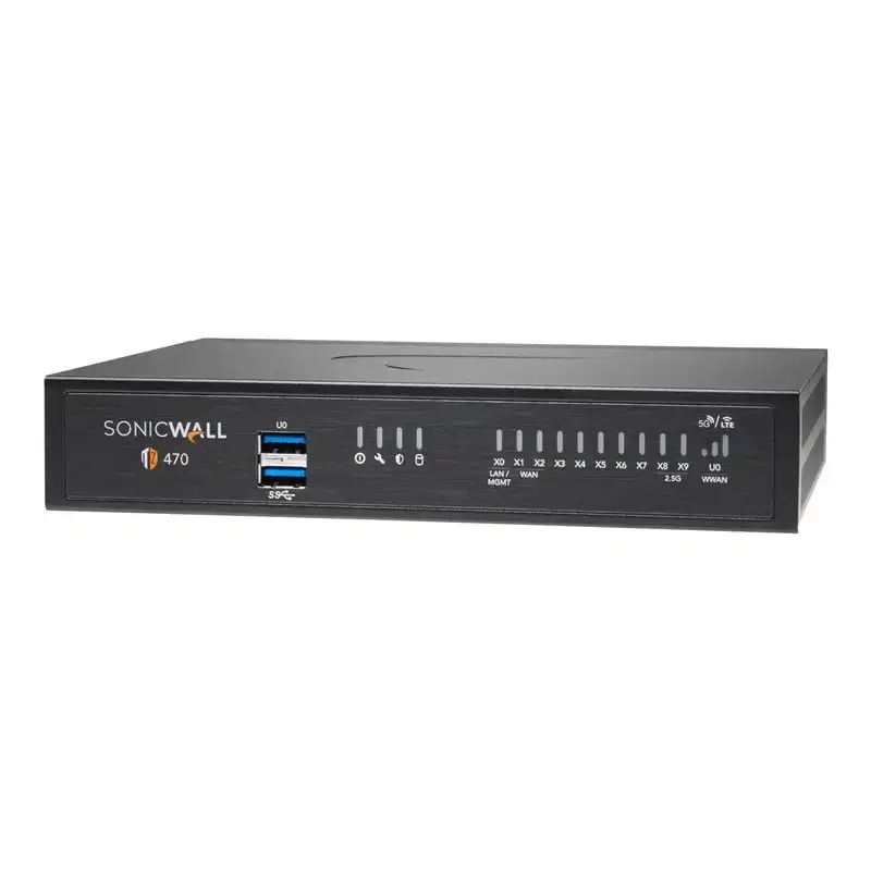 SonicWall TZ470 - Dispositif de sécurité - 1GbE, 2.5GbE - IAR - bureau (02-SSC-6386)_1