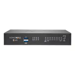 SonicWall TZ470 - Dispositif de sécurité - 1GbE, 2.5GbE - IAR - bureau (02-SSC-6386)_2