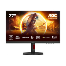 Écran LED - 27" - 2560 x 1440 QHD @ 240 Hz - Fast IPS - 400 cd - m² - DisplayHDR 400 - 0.3 ms - 2xHDMI... (Q27G4ZR)_1